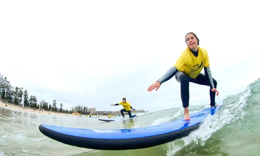 Group Surfing Lesson - 1.5 Hours - Manly Beach 