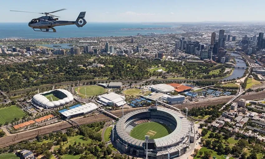 City and Bayside Private Helicopter Flight, 20 Minutes - Melbourne - For up to 5
