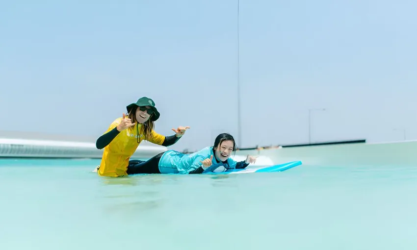 Melbourne Learn to Surf Lesson at URBNSURF