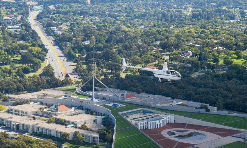 Canberra Private Helicopter Flight, 30 Minutes - For up to 3
