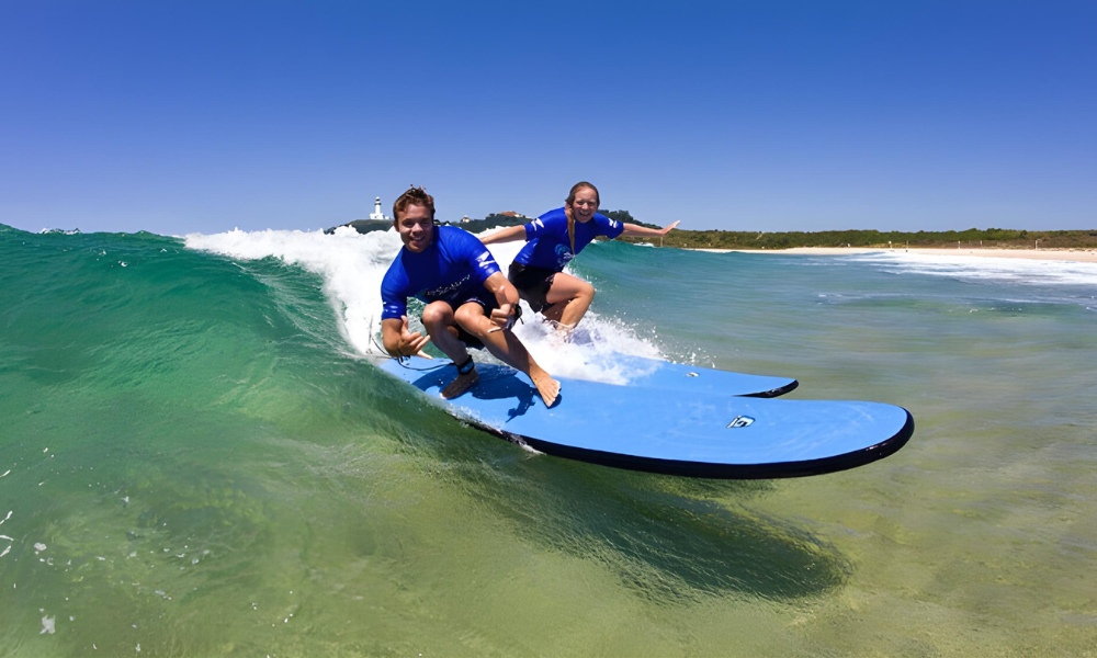 Byron Bay Private Surfing Lesson, 1.5 Hours - For 2