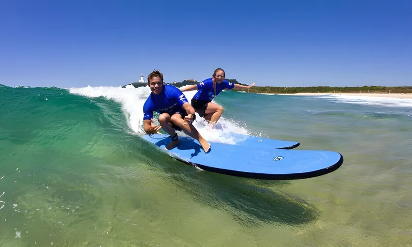 Byron Bay Private Surfing Lesson, 1.5 Hours - For 2