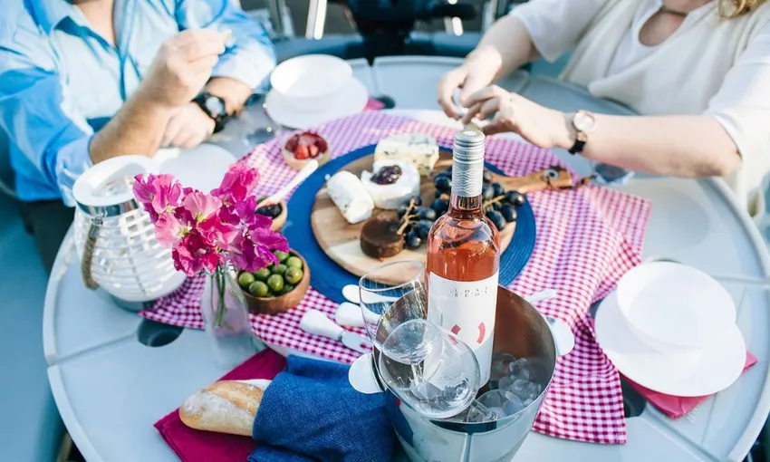 BBQ Boat Hire with Wine and Grazing Board, 2 Hours - Adelaide