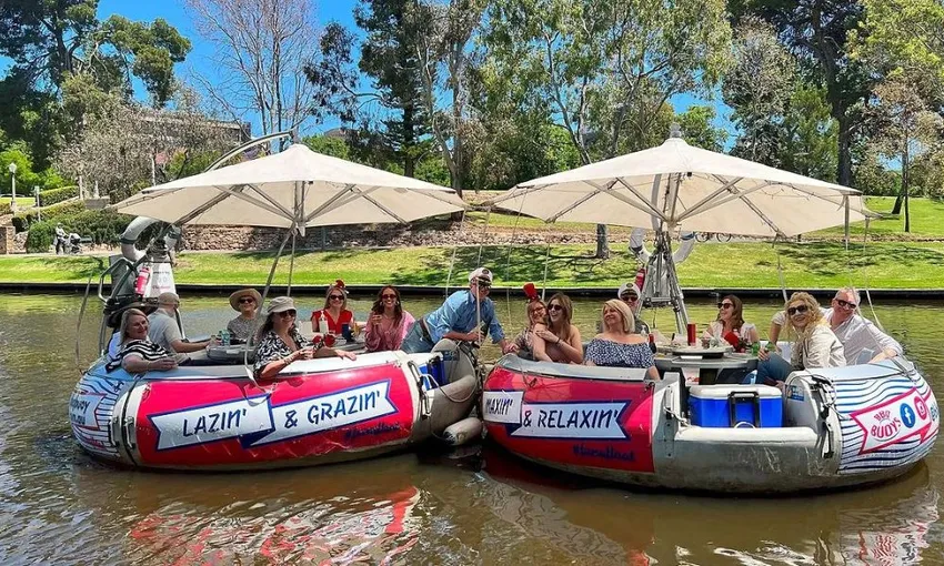 BBQ Boat Hire with Wine and Grazing Board, 2 Hours - Adelaide