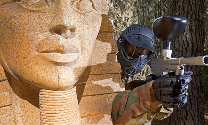 Paintball Half Day Game, 100 Paintballs - Brisbane