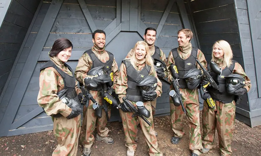 Paintball Half Day Game - 100 Paintballs - Newcastle