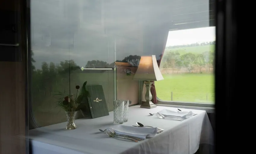 First Class Q Train Dining Experience Departing Drysdale | Experience Oz