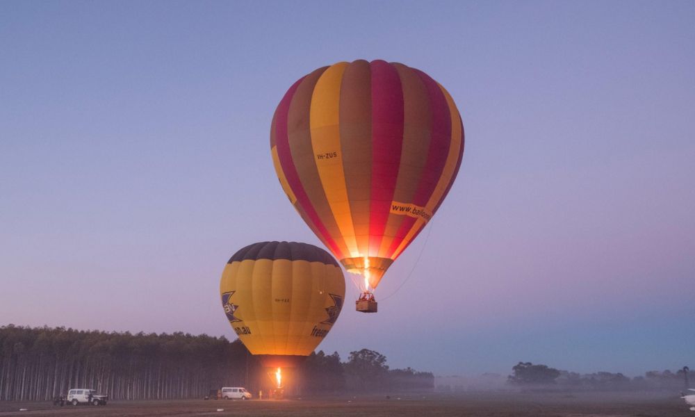 Mansfield Sunrise Balloon Flight, 1 Hour