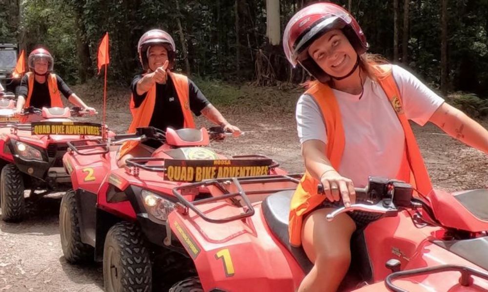 Sunshine Coast Helicopter Flight and Noosa Quad Bike Tour - For 2