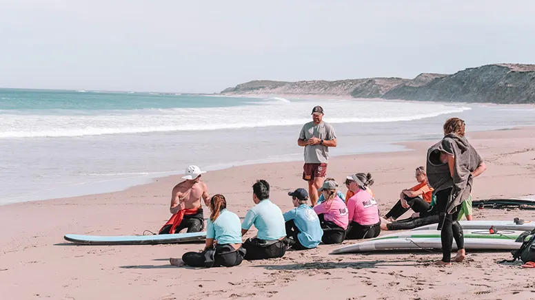 Group Surf Lesson in Yorke Peninsula, 2 Hours