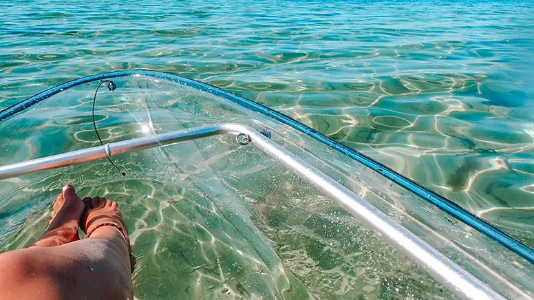 Glass Bottom Kayak Hire, Half Day - Yorke Peninsula