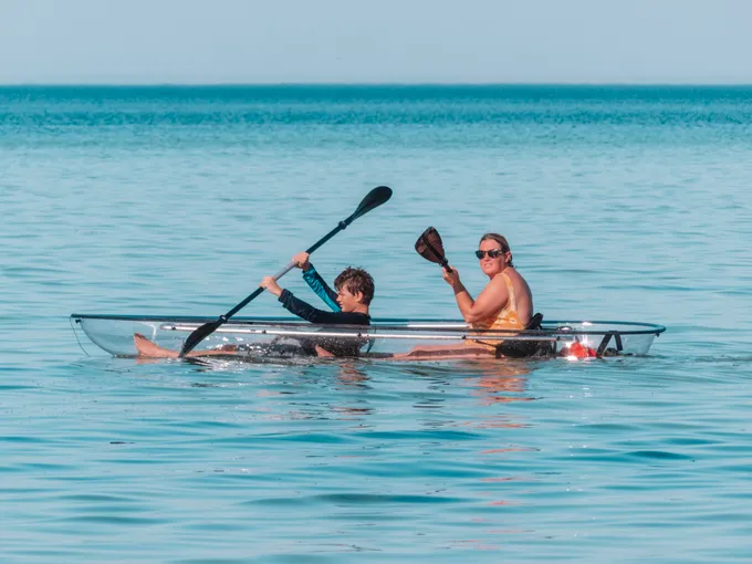 Glass Bottom Kayak Hire, Half Day - Yorke Peninsula