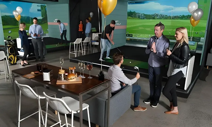 Indoor Golf Simulator, 2 Hours - Marion, Adelaide - For 4