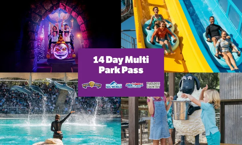 14 Day Unlimited Multi Park Pass - Gold Coast