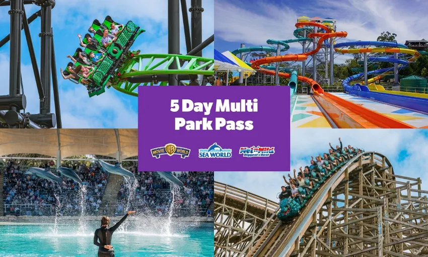 5 Day Unlimited Multi Park Pass - Gold Coast 