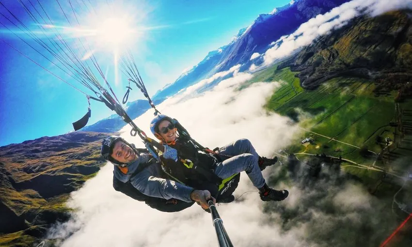 Wanaka Tandem Paragliding From the Treble Cone Ski Area | Experience Oz