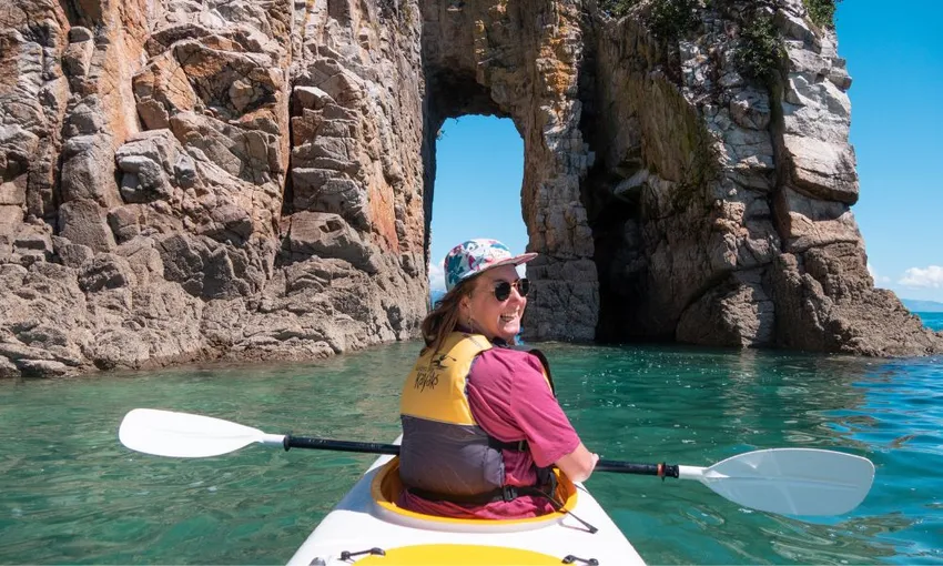 Golden Bay Private Guided Eco Kayak Tour | Experience Oz + Nz