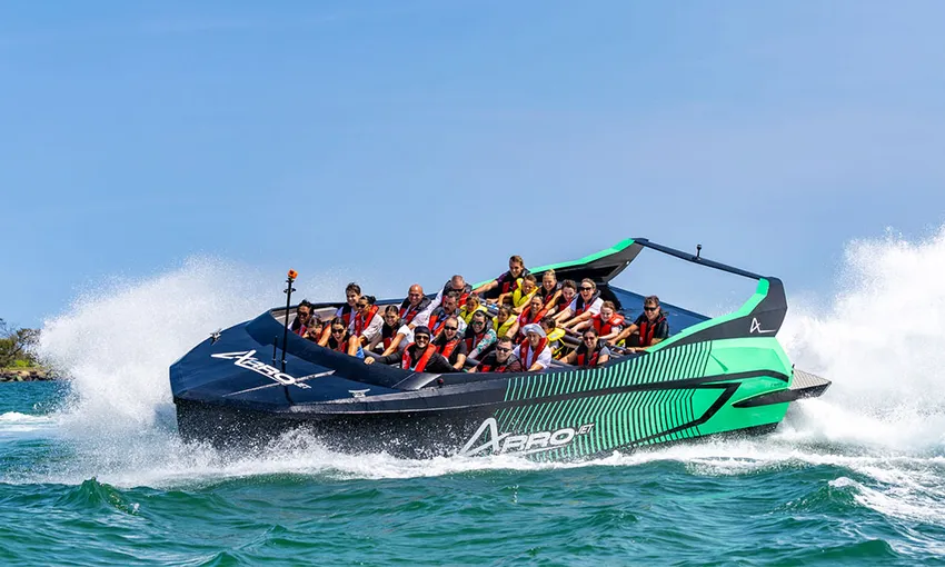 Arro Jet Boating & Gold Coast Aqua Park Combo | Experience Oz
