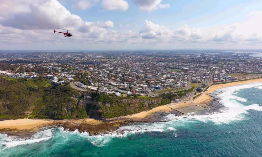 Newcastle City Sights 15 Minute Helicopter Flight - Book Now | Experience Oz