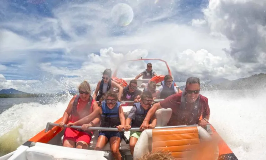 Hot Air Balloon Flight and Bad Fishy Jet Boating - Cairns