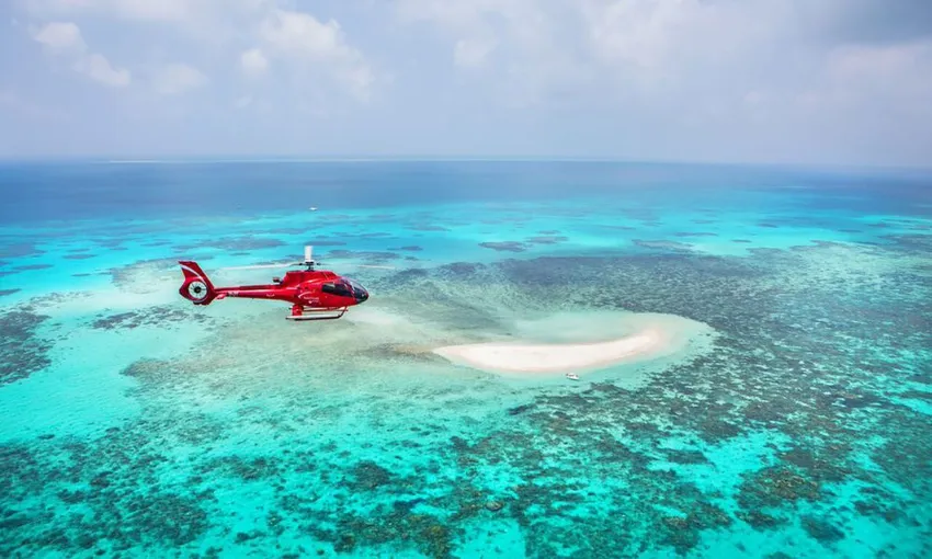 Helicopter with Picnic & Sparkling For 2 - Great Barrier Reef