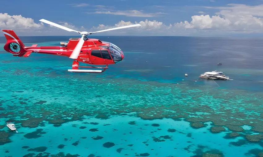 Helicopter with Picnic & Sparkling For 2 - Great Barrier Reef