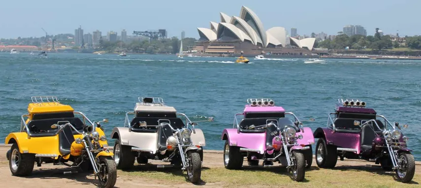 Sydney Eastern Panorama Harley Trike Tour, 1.5 Hours