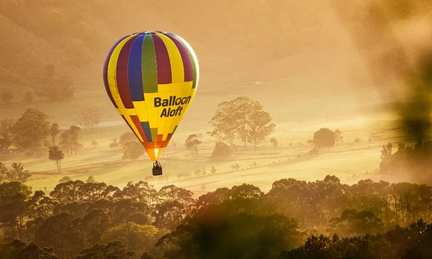 Byron Bay Sunrise Hot Air Balloon Flight & Breakfast at The Farm 