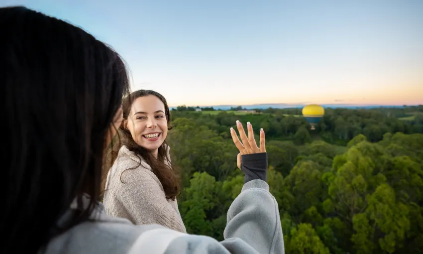 Sunrise Hot Air Balloon - Breakfast Included - Macarthur Region