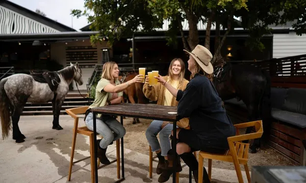 Byron Bay Guided Horse Trail Ride Experience with Pub Lunch