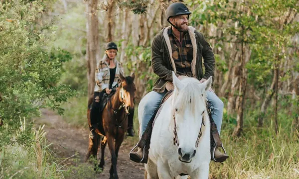 Byron Bay Guided Forest Trail Horse Ride - 90 Minutes