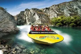 Queenstown Jet Boat Ride and Boutique Wine Tour | Experience Oz