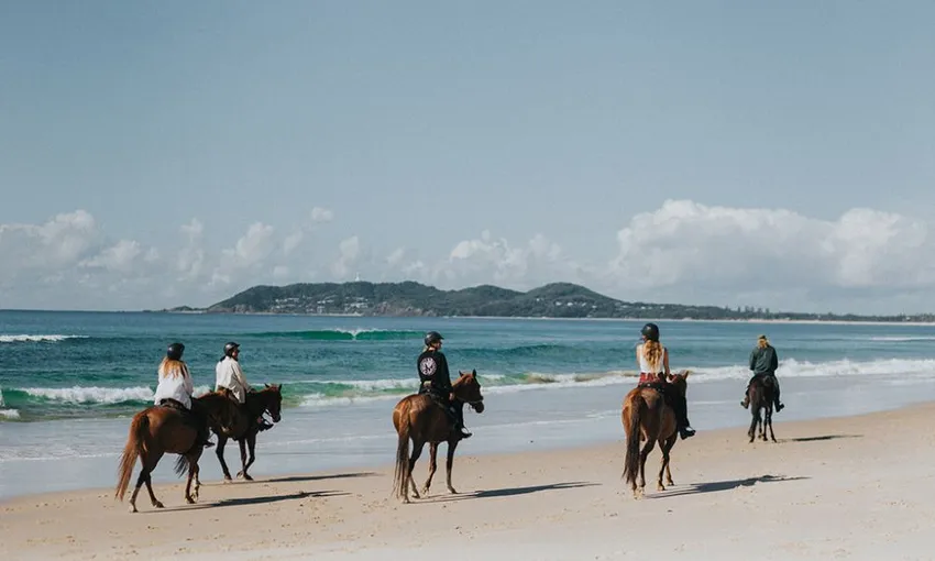 Byron Bay Forest to Beach Horse Ride - 2 Hours | Experience Oz