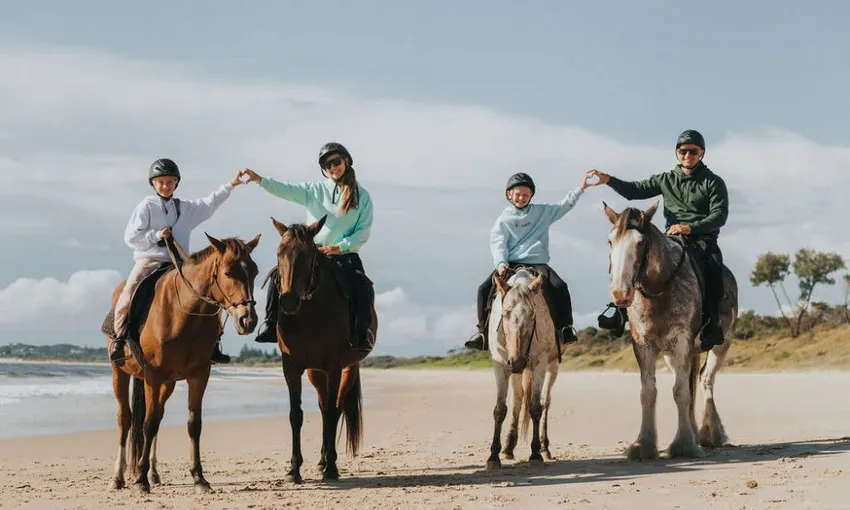 Byron Bay Forest to Beach Horse Ride - 2 Hours | Experience Oz