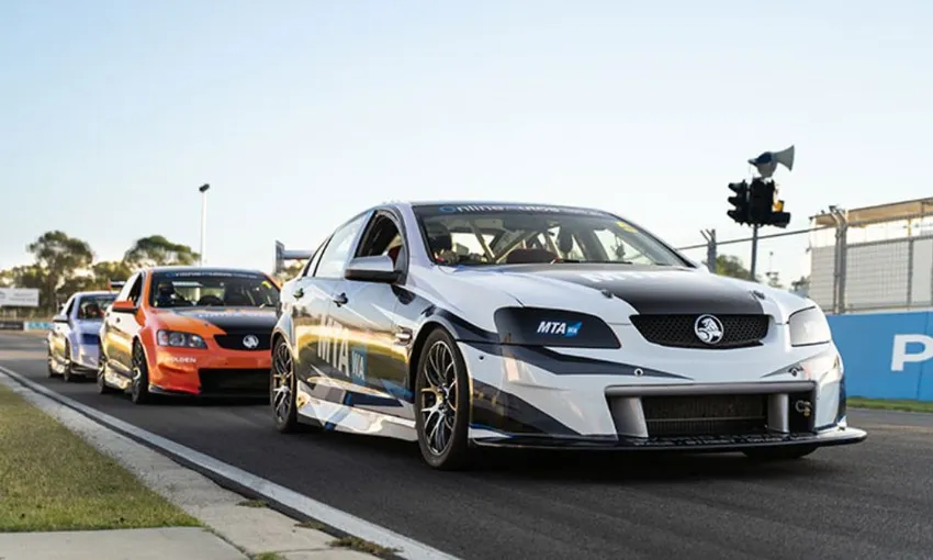 Perth V8 Race Car Drive, 4 Laps