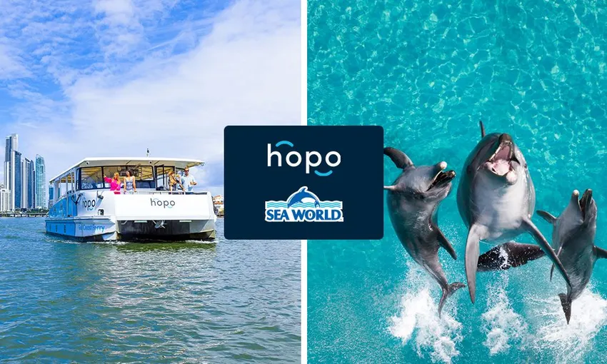 Hopo Ferry Return Transfer & Sea World Day Pass Combo | Local Agent 
