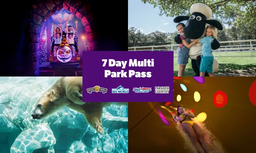 7 Day Unlimited Multi Park Pass - Gold Coast 