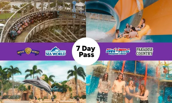 7 Day Unlimited Multi Park Pass - Gold Coast