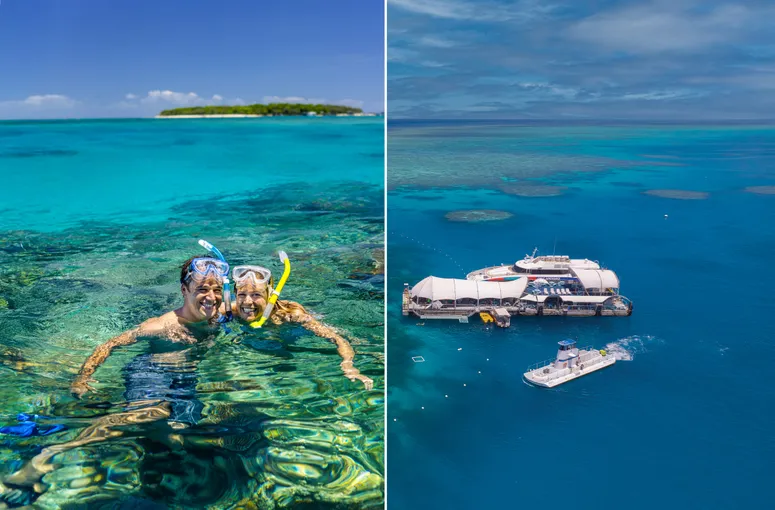 Green Island & Great Barrier Reef Tour Combo 1 Day | Experience Oz