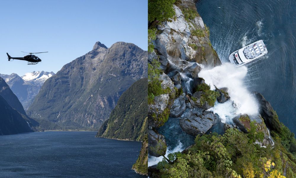 Milford Sound Heli Flight & Cruise from Queenstown