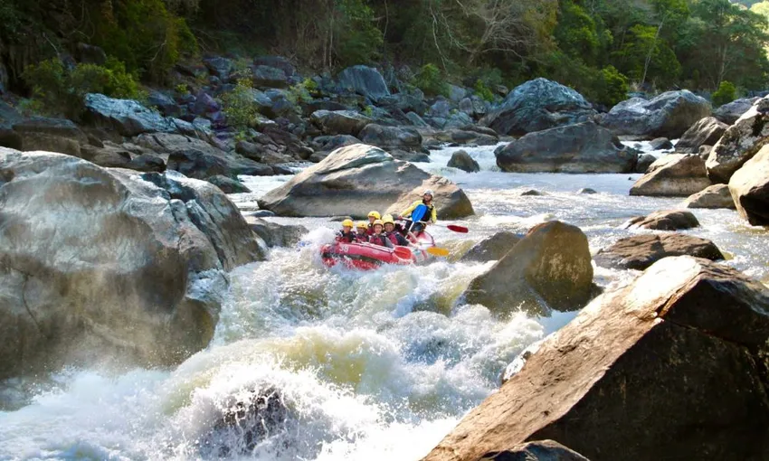 Barron River Rafting with Cairns & Hotel Transfers, Half Day