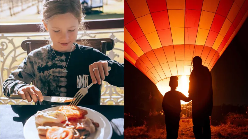 Hot Air Balloon Flight with Breakfast & Alpacas | Experience Oz