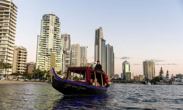 Gold Coast Luxury Gondola Cruise with Cheese & Wine - For 2