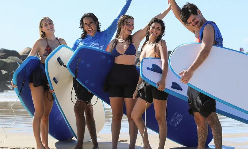 Family Gold Coast Surf Lesson - Book Now | Experience Oz
