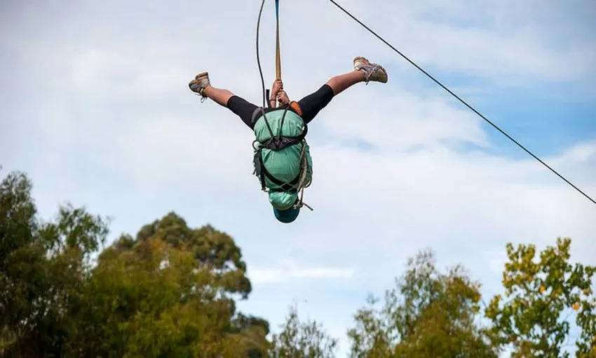 Mount Lofty Rock Climb, Zipline & Mega Swing | Experience Oz