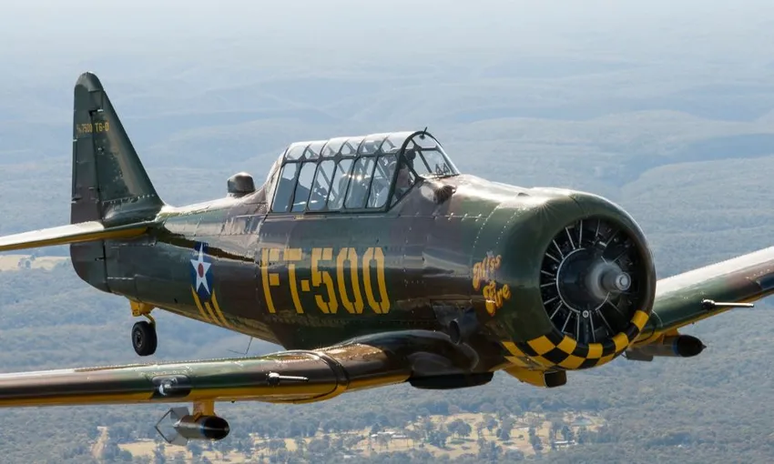 Sydney WW2 Warbird Plane Flight Over Blue Mountains 