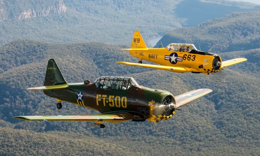 Aerobatic Flight in a Genuine WW2 Warbird Plane