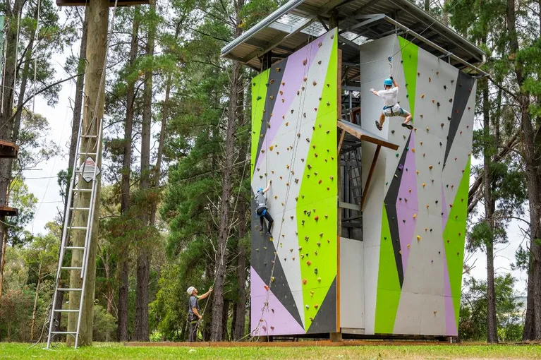 Rock Climbing and Ropes Course Experience, 70 Minutes - Adelaide