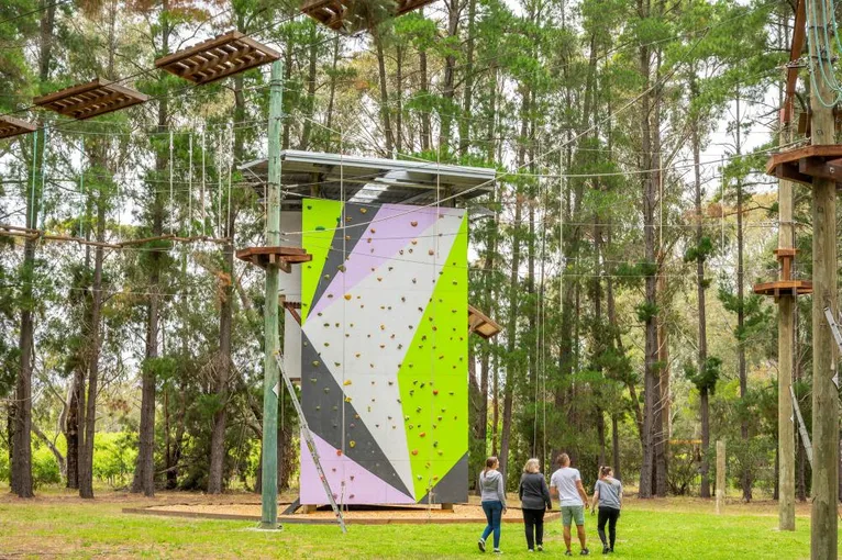 Rock Climbing and Ropes Course Experience, 70 Minutes - Adelaide