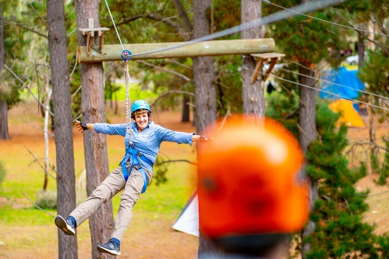Rock Climbing and Ropes Course Experience, 70 Minutes - Adelaide